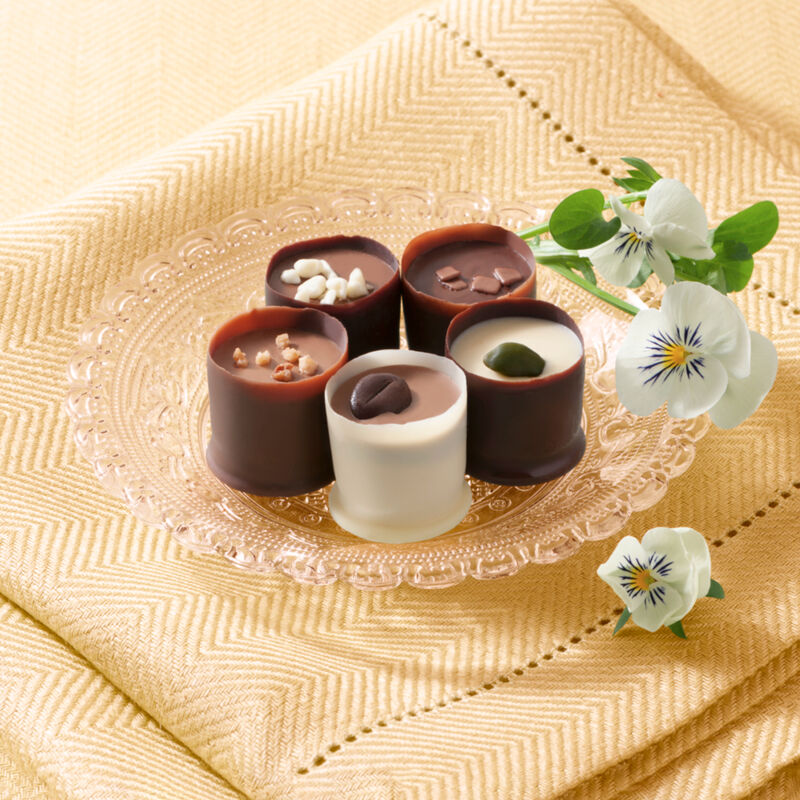 Vritables petites timbales belges en chocolat Photo 2