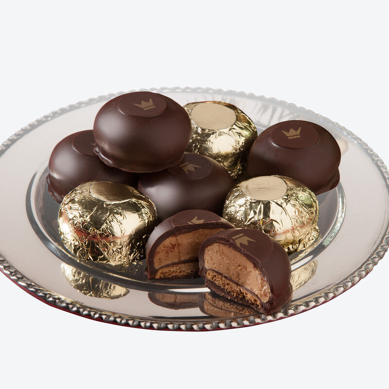  Pralines belges au chocolat et au spéculoos - tentation crémeuse et croustillante