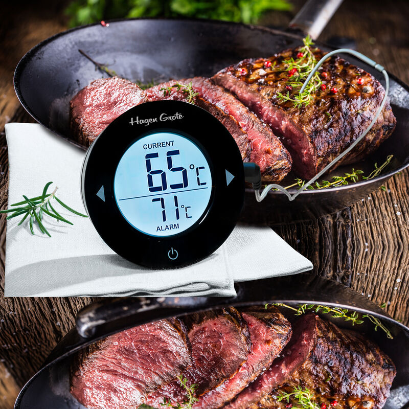Thermomètre à viande numérique super précis pour BBQ et four : extrêmement résistant à la chaleur Photo 2