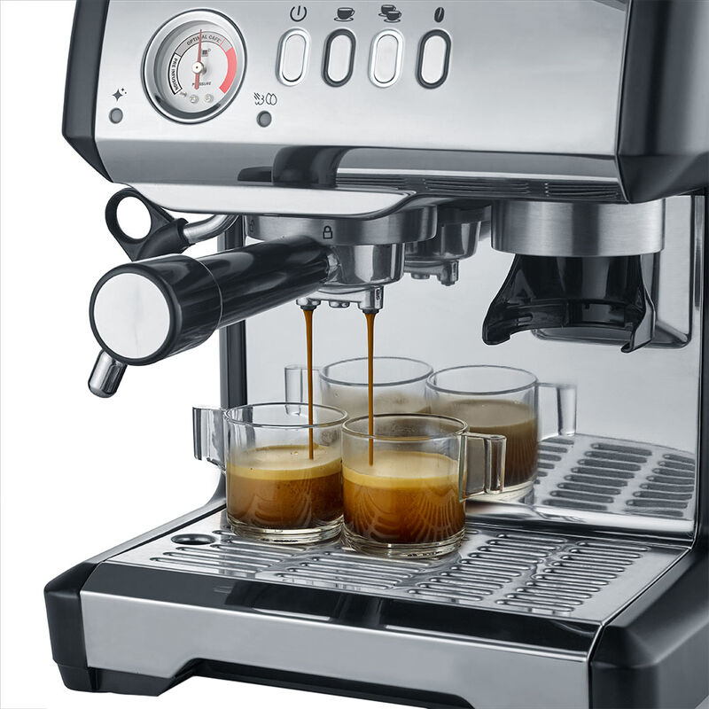 Machine à expresso design avec porte-filtre et broyeur : pour des créations de café parfaites Photo 5