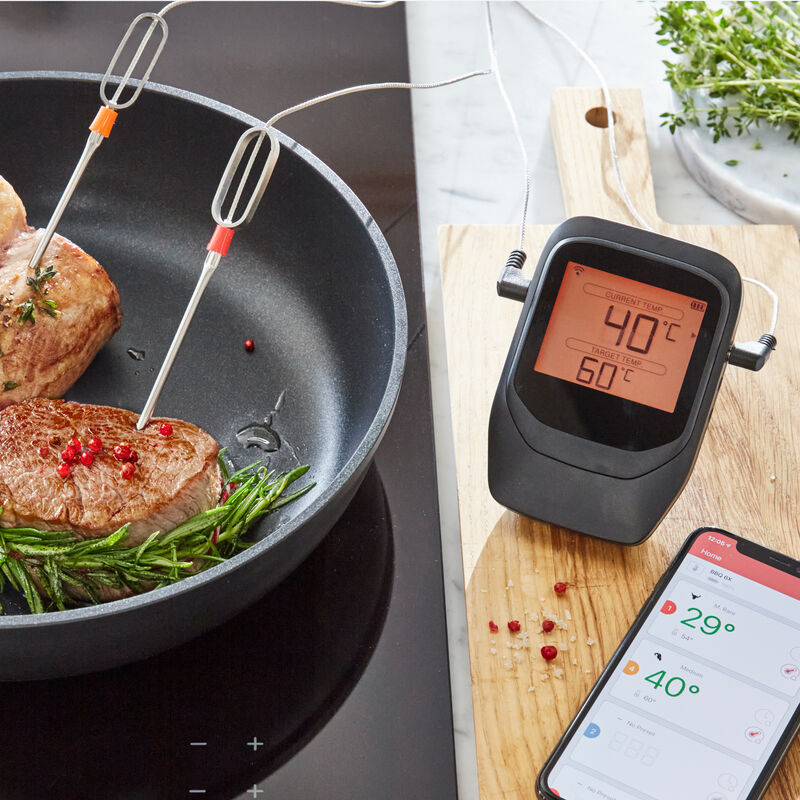Thermomètre avec application : vérifiez l'état de cuisson de 6 plats en même temps Photo 2