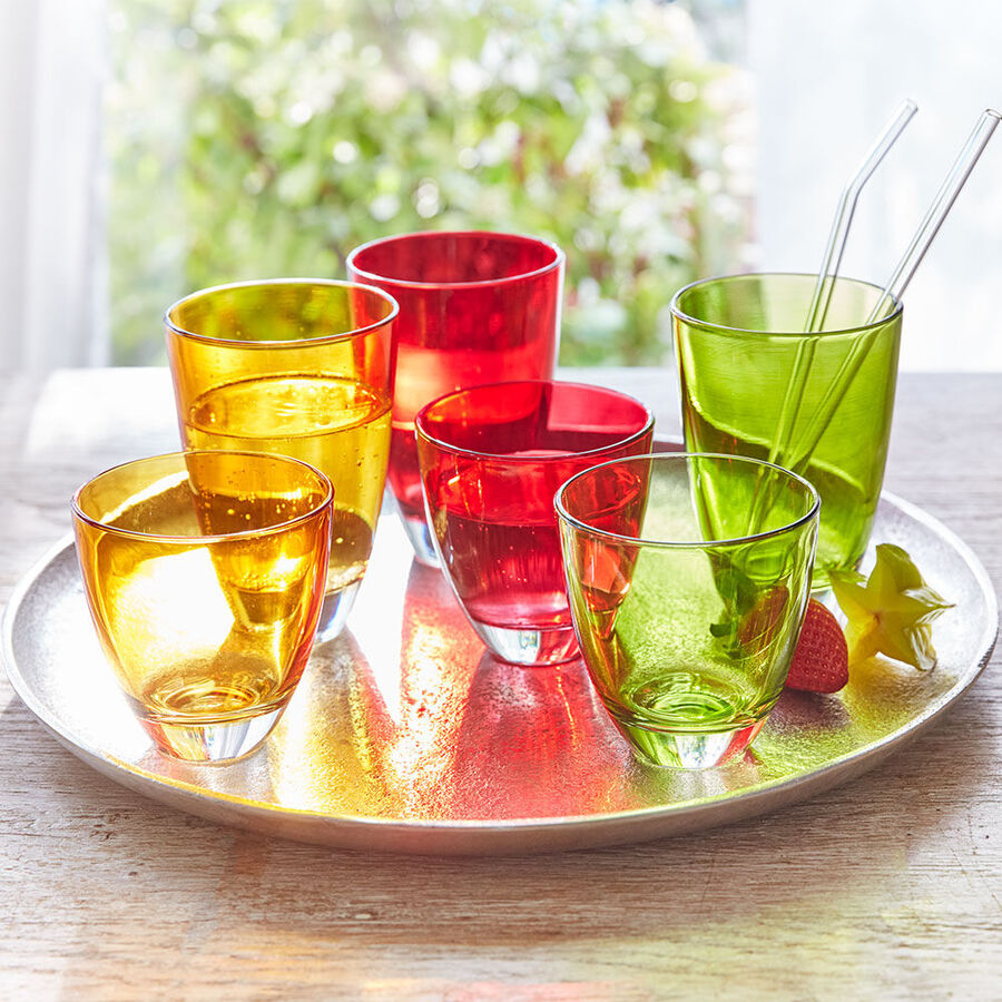 Verres hauts aux couleurs vives de l't Photo 3
