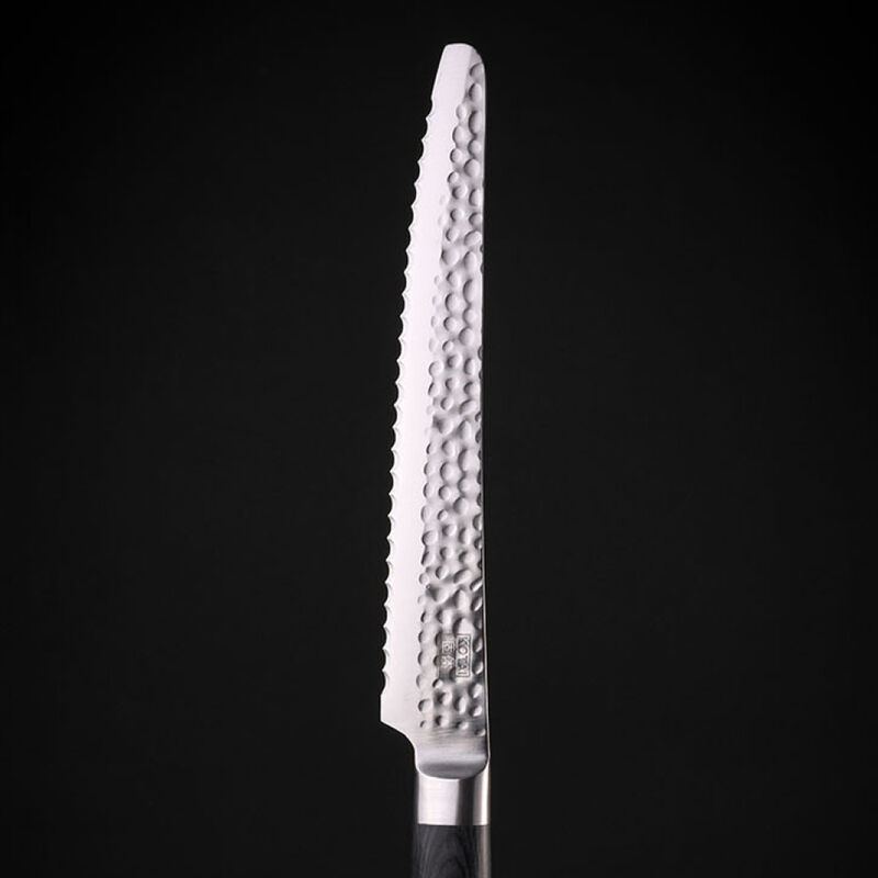  Couteau à pain japonais de précision avec lame martelée à la main pour un travail professionnel Photo 2