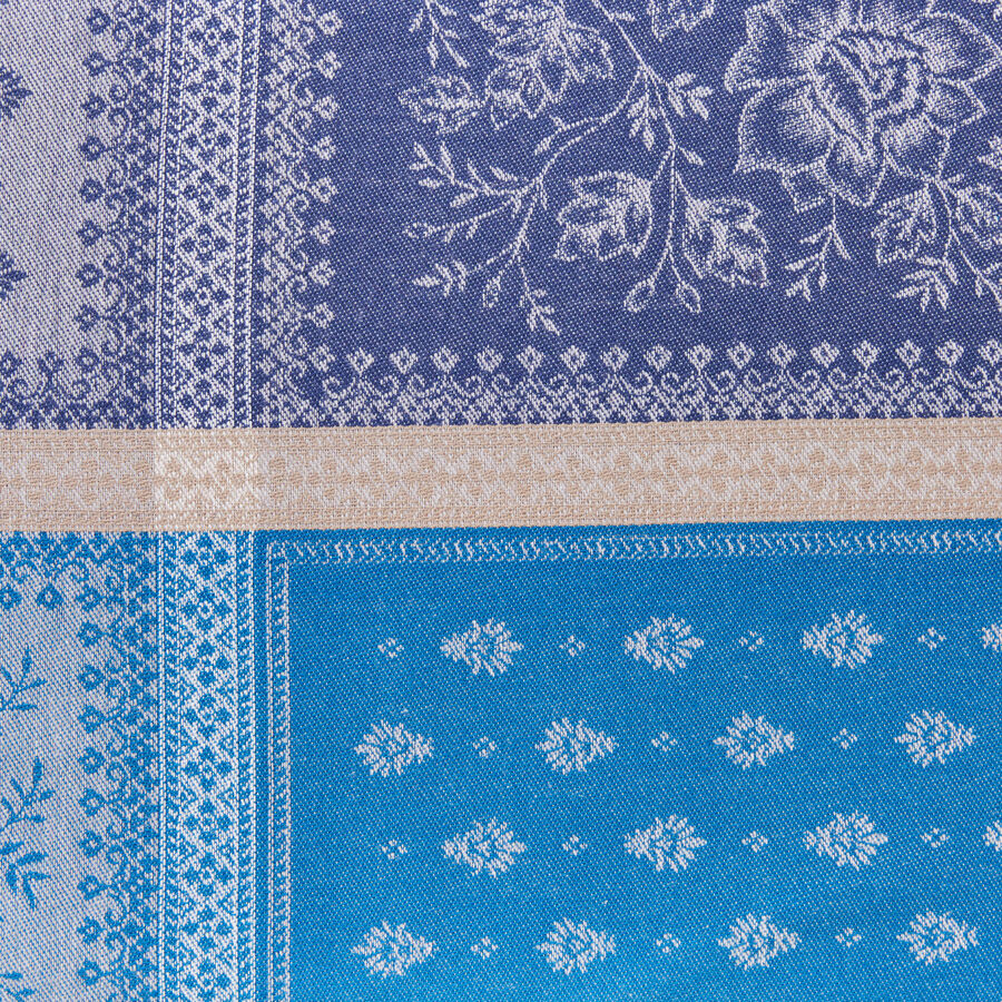 Chemin de table : linge de table provenal de Nice, tiss en jacquard, finition moderne Photo 3