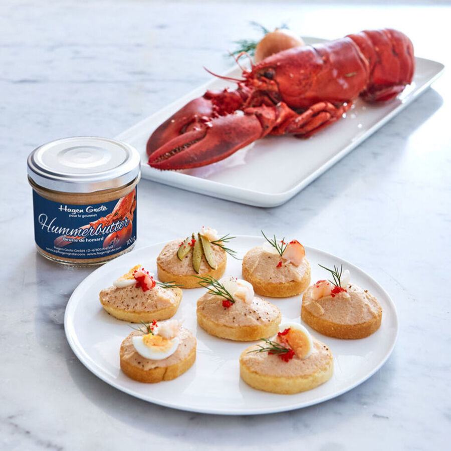 Beurre de homard, accompagnement raffin et condiment de choix pour sauces et potages