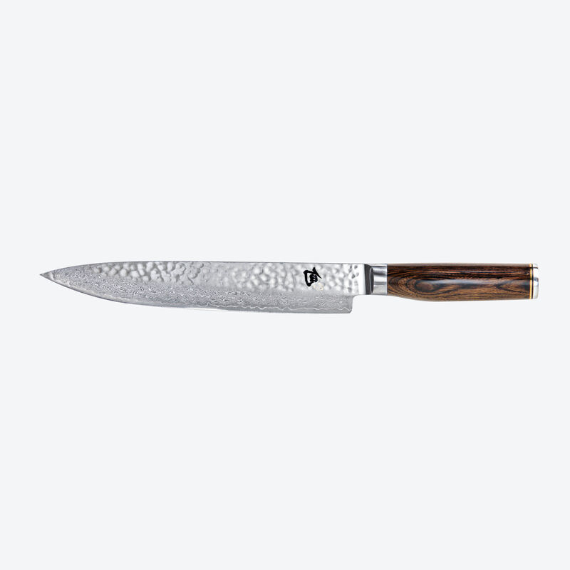 Couteau à jambon KAI Shun Premier : couteau acier Damas forgé main