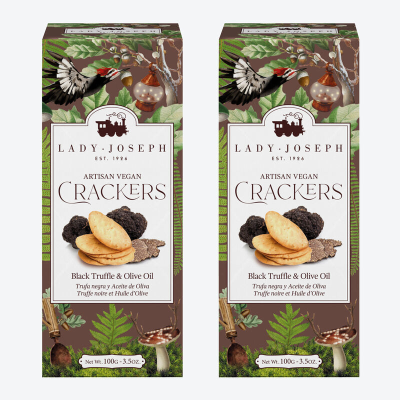 Crackers artisanaux à la truffe - Irrésistibles biscuits salés