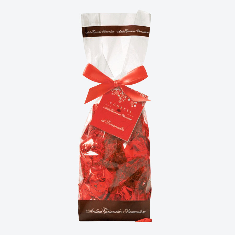Cuneesi au limoncello : grands chocolats italiens  la liqueur de citron, pralines, chocolat noir