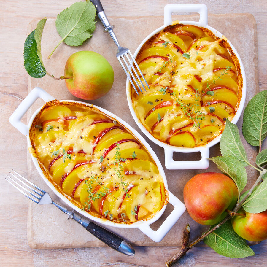 Gratin aux deux pommes