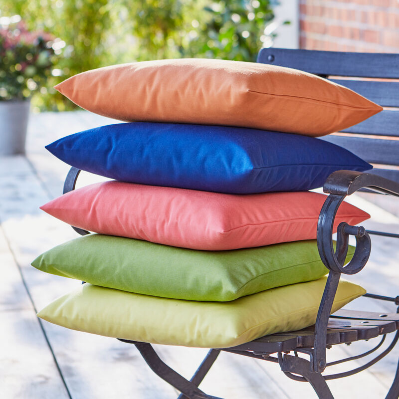 Housse de coussin : linge de table de jardin et de terrasse rsistant aux intempries et aux taches