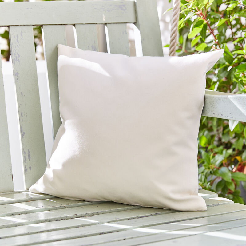 Housse de coussin : linge de table de jardin et de terrasse rsistant aux intempries et aux taches