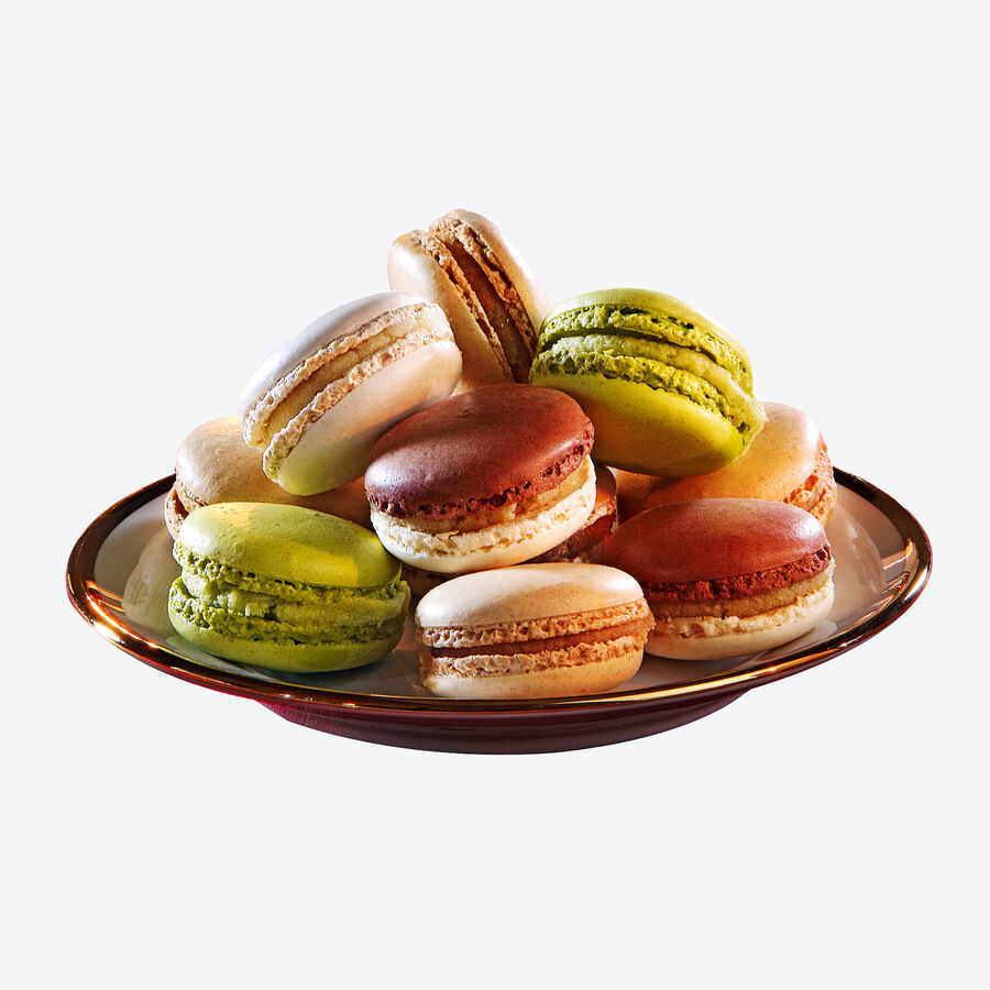 Macarons aux amandes - Mlange aux noisettes