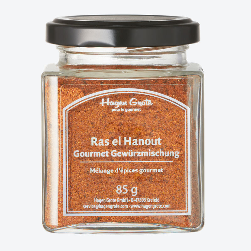 Mélange d'épices gourmet Ras el Hanout : des ingrédients des meilleures régions de production