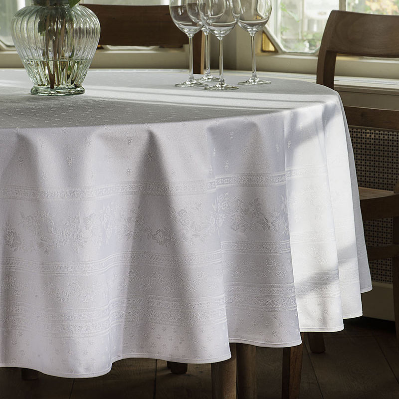 Nappes - linge de table provenal avec protection antitaches : tiss jacquard haut de gamme