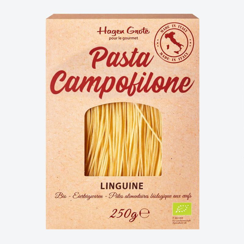 Pâtes Campofilone BIO : Linguine aux oeufs pour gourmets