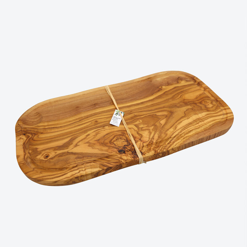 Planche  dcouper et de service lgante en bois d'olivier durable