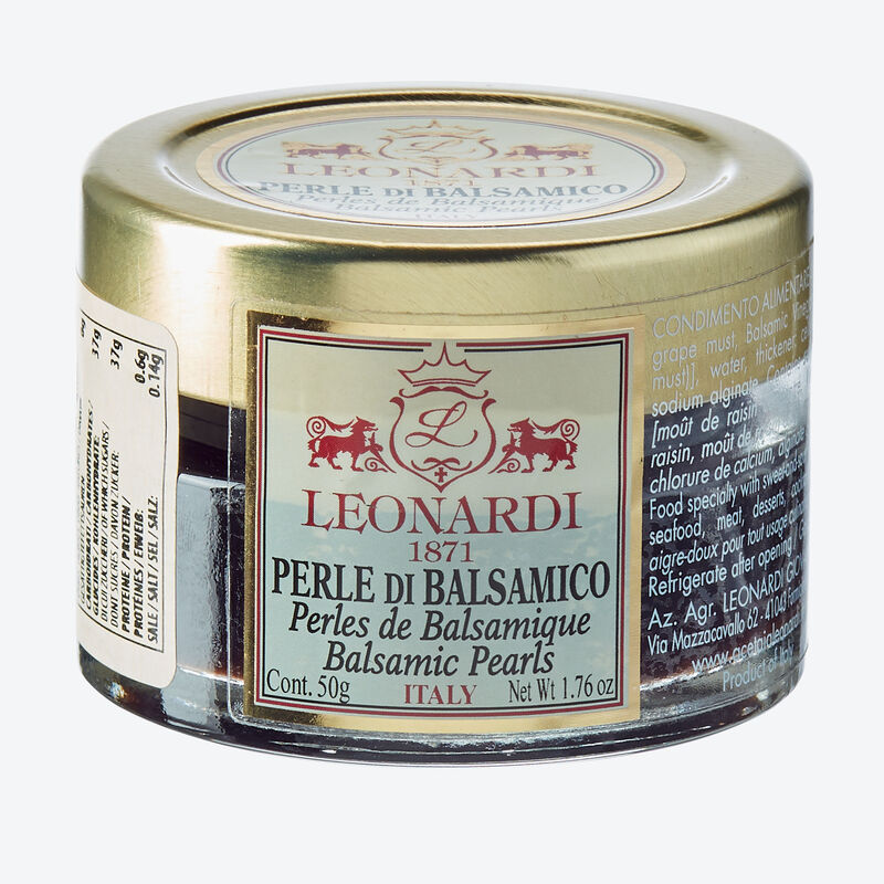 Sensation culinaire : les perles de vinaigre balsamique contiennent des arômes intenses