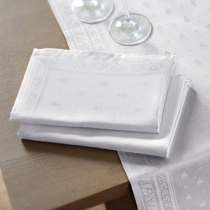 Serviettes - linge de table provenal : tiss jacquard haut de gamme