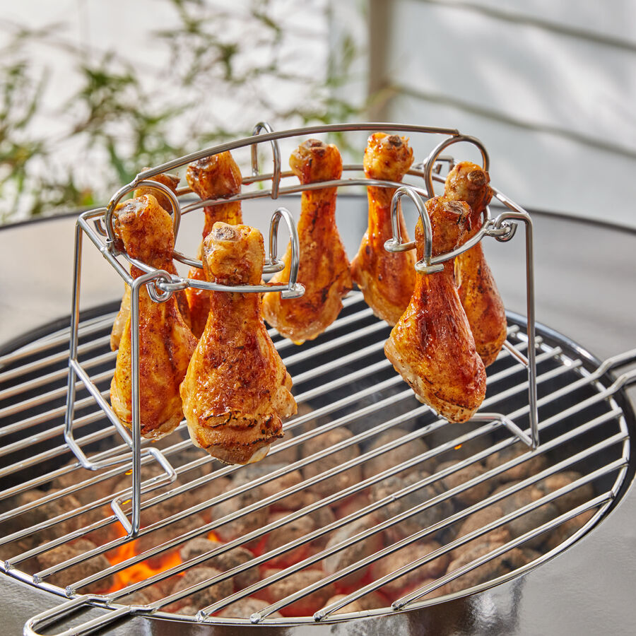Support pour cuisses de poulet pour une volaille parfaitement grille, croustillante et tendre