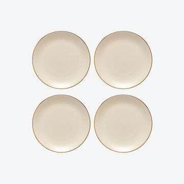 Image du produit pour ' Assiettes  dessert contemporaines  bordure dore'