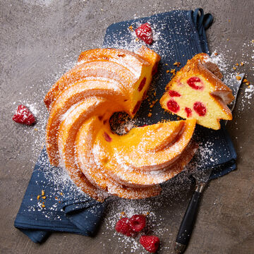 Image du produit pour '  Gteau aux framboises et fromage blanc Moule fleur en spirale'