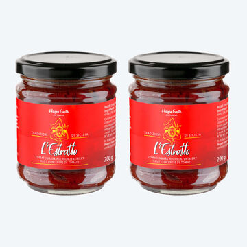 Image du produit pour ' L'Estratto : 1 kg de concentr de tomates super aromatique obtenu  partir de 20 kg de tomates de Siccagno sches au soleil'