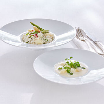 Image du produit pour ' Servir des plats raffins avec panache dans des assiettes en fine porcelaine de haute qualit'