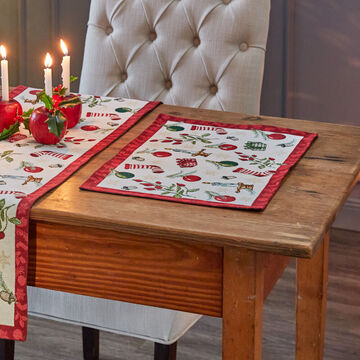 Image du produit pour ' Sets de table tissage Gobelin au motif  Dcorations du sapin de Nol '
