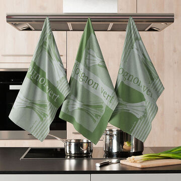 Image du produit pour ' Torchons aux oignons verts : design lgant, excellente qualit'