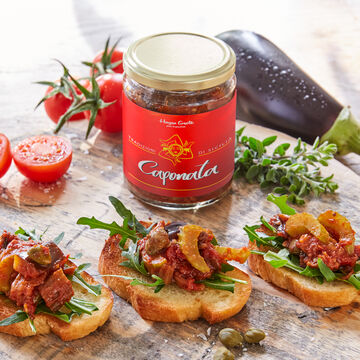 Image du produit pour 'Caponata : plat sicilien traditionnel  base d'aubergine'