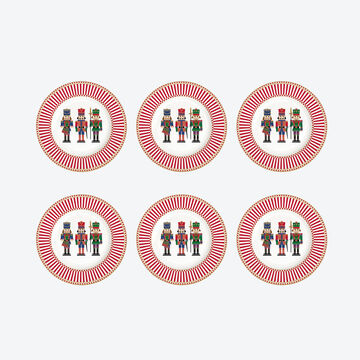 Image du produit pour 'Assiettes  dessert Casse-noisette en porcelaine'