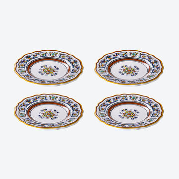 Image du produit pour 'Assiettes  dessert Nova Deruta - cramique d'Ombrie dcore  la main'