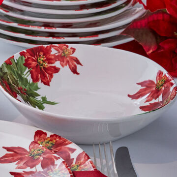 Image du produit pour 'Assiettes creuses   Poinsettia  spectaculaires'