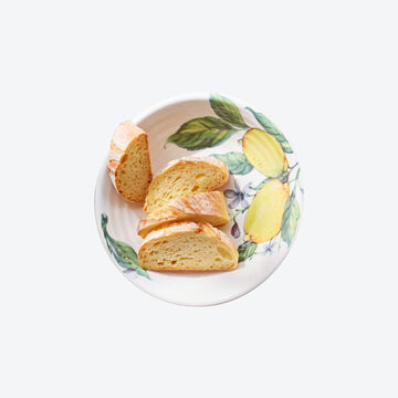 Image du produit pour 'Assiettes creuses : opulente vaisselle italienne au motif de citrons'