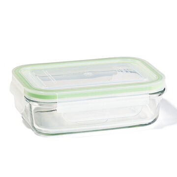 Image du produit pour 'Bote de conservation  en verre, rectangulaire, 400  ml'