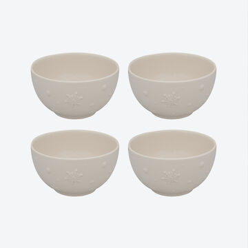 Image du produit pour 'Bols - Vaisselle de Nol, dcor relief Flocons de neige'
