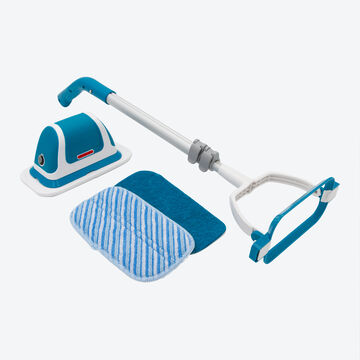 Image du produit pour 'Brosse vibrante : nettoie, nettoie, polit puissamment et en profondeur, balai-brosse, balai-brosse avec manche'