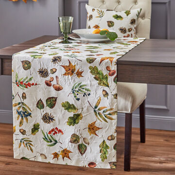 Image du produit pour 'Chemin de table matelass : combine impression numrique riche en dtails et technique de tissage en relief'