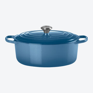 Image du produit pour 'Cocotte ovale Le Creuset avec couvercle, 31 cm'