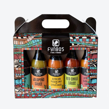 Image du produit pour 'Coffret cadeau de sauces africaines - authentique, 5 � 50 ml'