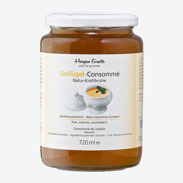 Image du produit pour 'Consomms volaille Hagen Grote - Des soupes rapides et raffines  partir de nos consomms naturels'