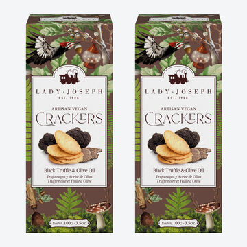 Image du produit pour 'Crackers artisanaux  la truffe - Irrsistibles biscuits sals'