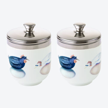 Image du produit pour 'Cuiseur  œufs en porcelaine pour un petit-djeuner parfait'
