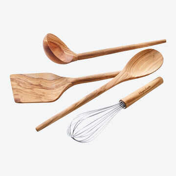 Image du produit pour 'lgants ustensiles de cuisine en bois d'olivier de qualit suprieure'