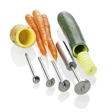 Image du produit pour 'Evideur  spirales : obtenir de jolies spirales en vidant les fruits et les lgumes'