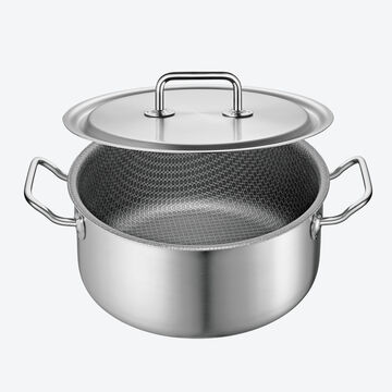 Image du produit pour 'Faitout en inox  structure nid d'abeille – 4,7 L'