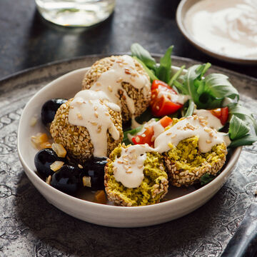 Image du produit pour 'Falafels marocains aux citrons confits avec une sauce au ssame'