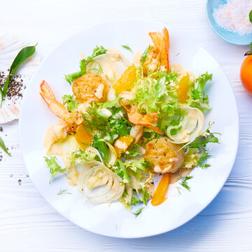 Image du produit pour 'Fruits de mer sur salade de mandarine et mayonnaise'