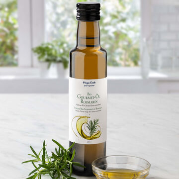 Image du produit pour 'Huile d'olive BIO au romarin - Huile Gourmet parfume, trs aromatique'