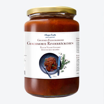 Image du produit pour 'Joues de bœuf braises - Plat de viande gourmet en bocal,  rchauffer en quelques minutes'